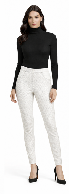 <P>1507L<BR> LAMB LEATHER TWO POCKET WOVEN PANT </P>