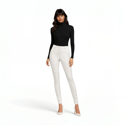 Lamb Leather Two Pocket Woven Jean Pant
