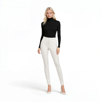 Lamb Leather Two Pocket Woven Jean Pant