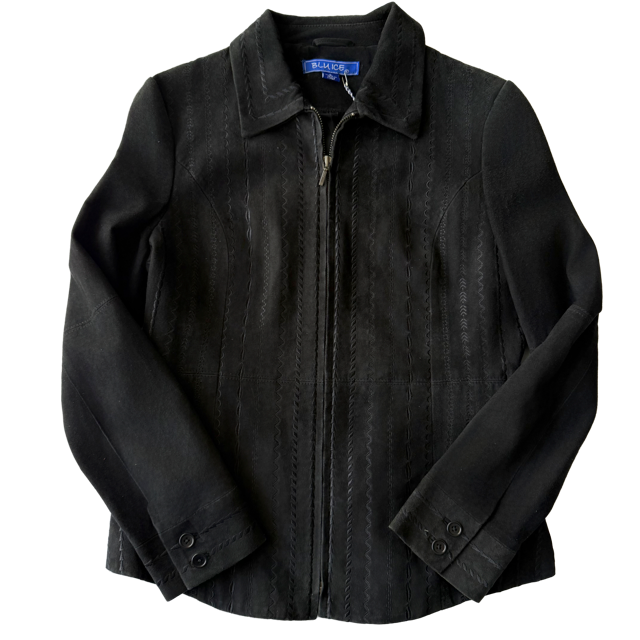 <P>7003<BR> MULTI STITCH LAMB LEATHER ZIP JACKET (ADDITIONAL COLORS)</P>