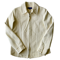 <P>7003<BR> MULTI STITCH LAMB LEATHER ZIP JACKET (ADDITIONAL COLORS)</P>