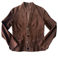 <P>31180R<BR> SUEDE REVERSIBLE CARDIGAN (ADDITIONAL COLORS)</P>