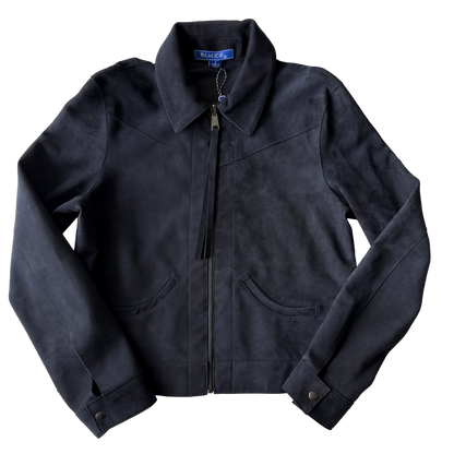 Reversible Bomber Suede Jacket